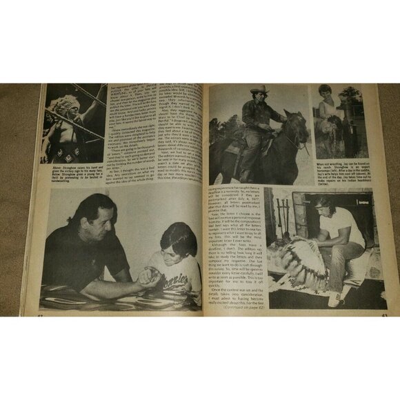 INSIDE WRESTLING 7/77 dusty rhodes/ken patera/ric flair/wahoo mcdaniel - Picture 5 of 5